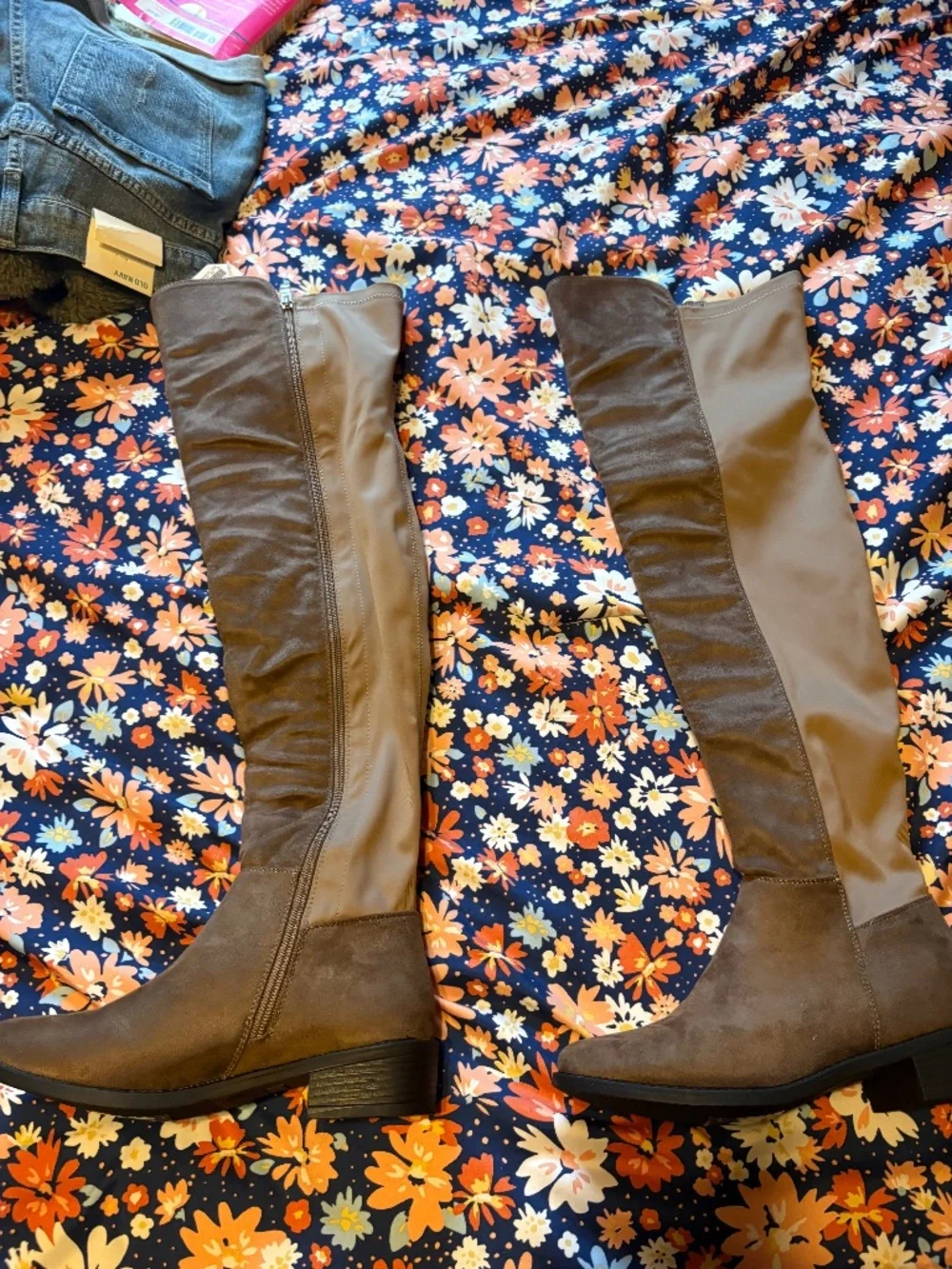Over the Knee Brown Boots